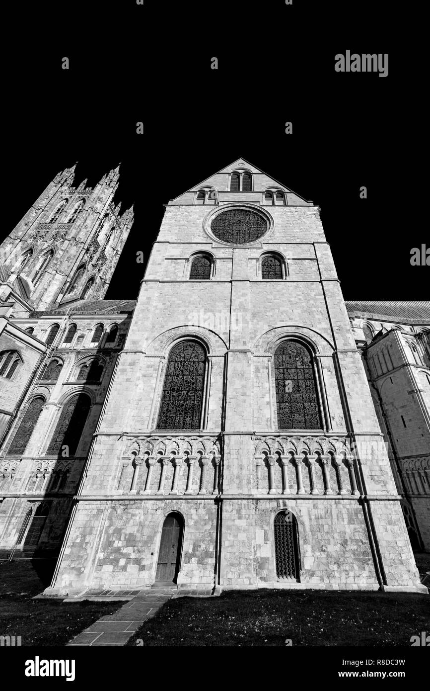 Canterbury cathedral Black and White Stock Photos & Images - Alamy