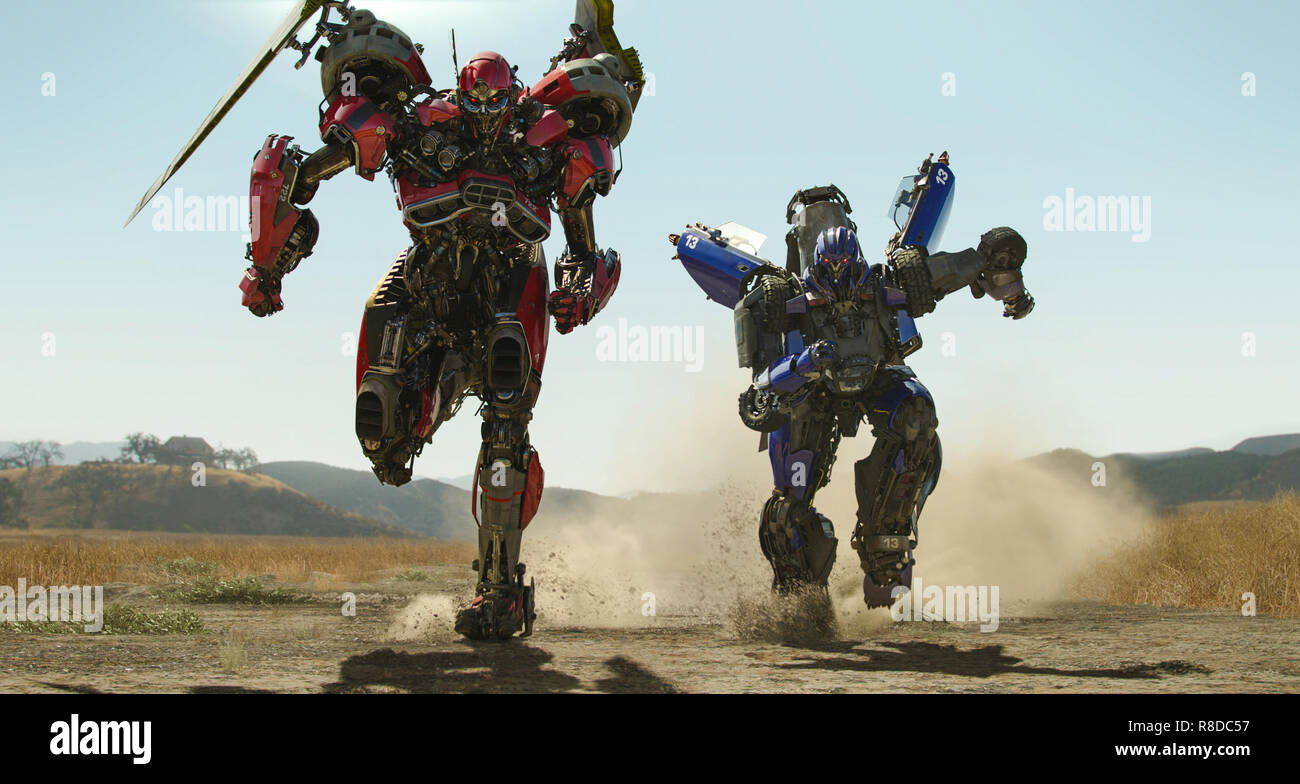 Left to right: Shatter and Dropkick in BUMBLEBEE, from Paramount Pictures.  Photo Credit: Paramount Pictures / The Hollywood Archive Stock Photo