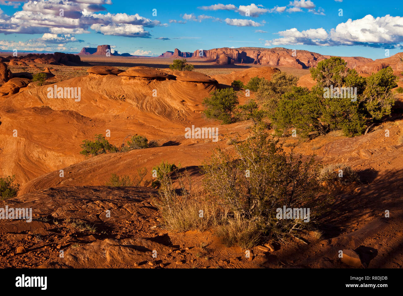 Mystery Valley, Utah Monument Valley Stock Photo