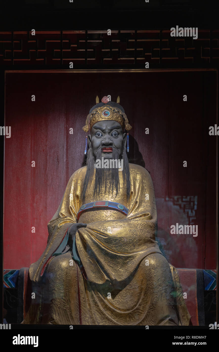 Wuhou Temple legendary rulers statutes of emperor Stock Photo Alamy