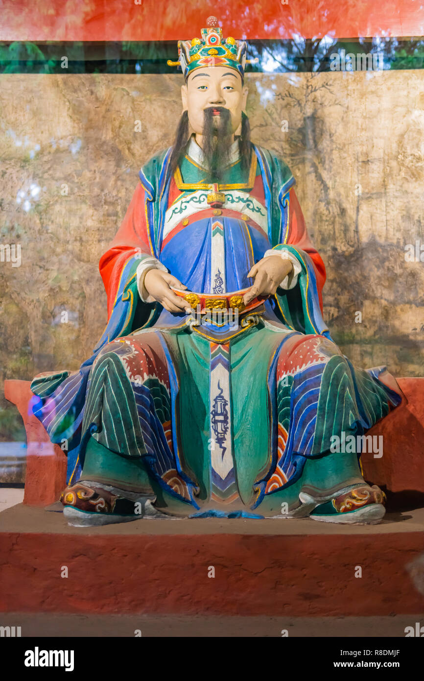 Wuhou Temple legendary rulers statutes of emperor Stock Photo Alamy