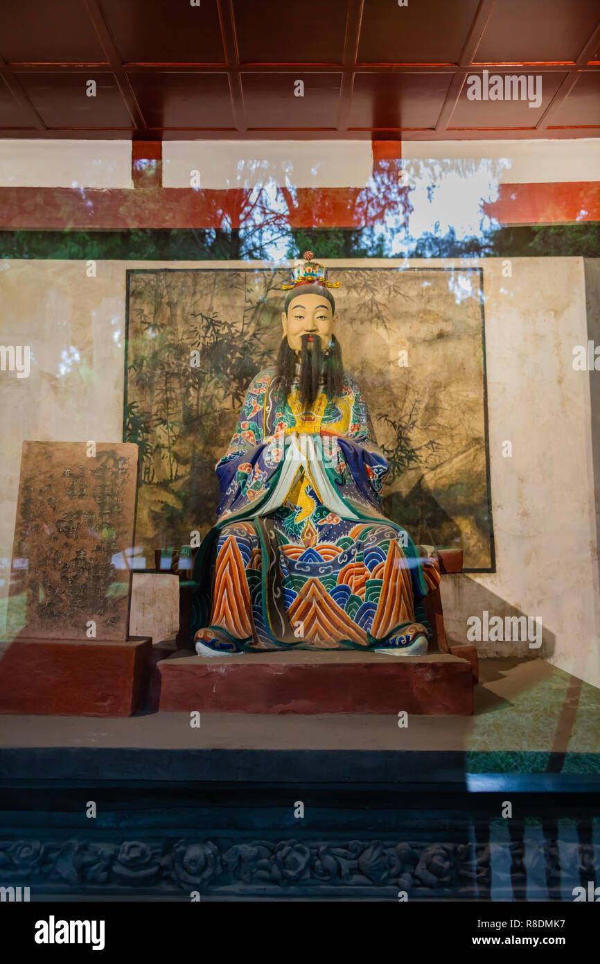 Wuhou Temple legendary rulers statutes of emperor Stock Photo Alamy