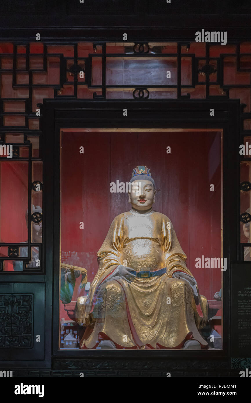 Wuhou Temple legendary rulers statutes of emperor Stock Photo Alamy