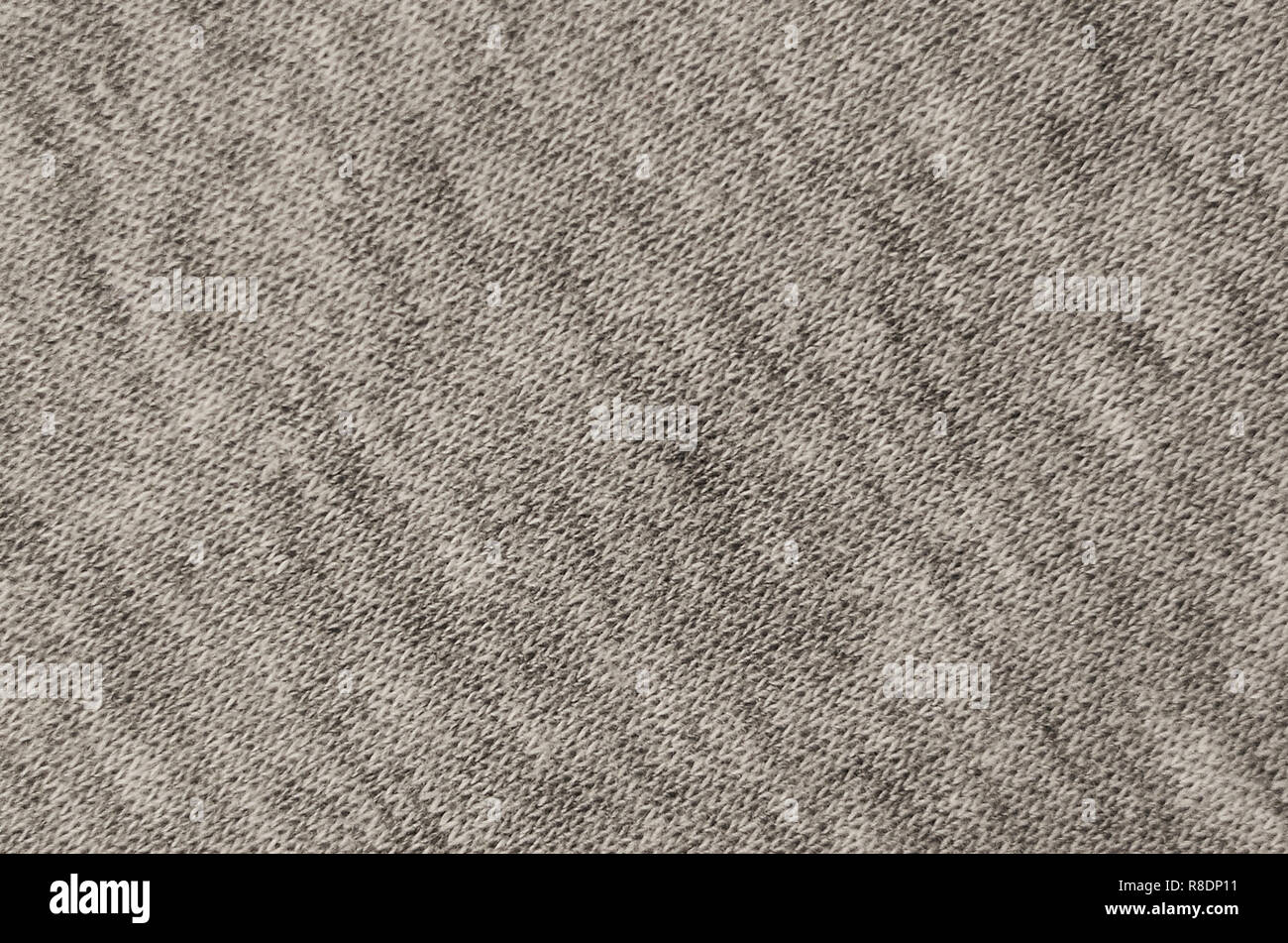 Real heather knitted fabric made of synthetic fibres textured