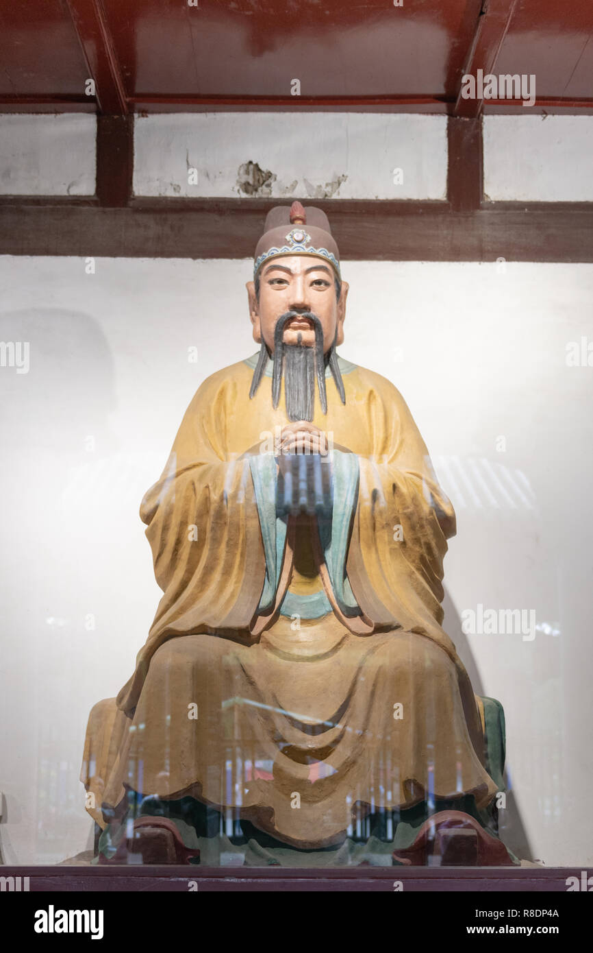Wuhou Temple legendary rulers statutes of emperor Stock Photo Alamy