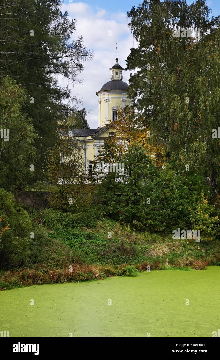 Church of Nativity of Virgin at manor Marfino. Moscow oblast. Russia Stock Photo Alamy