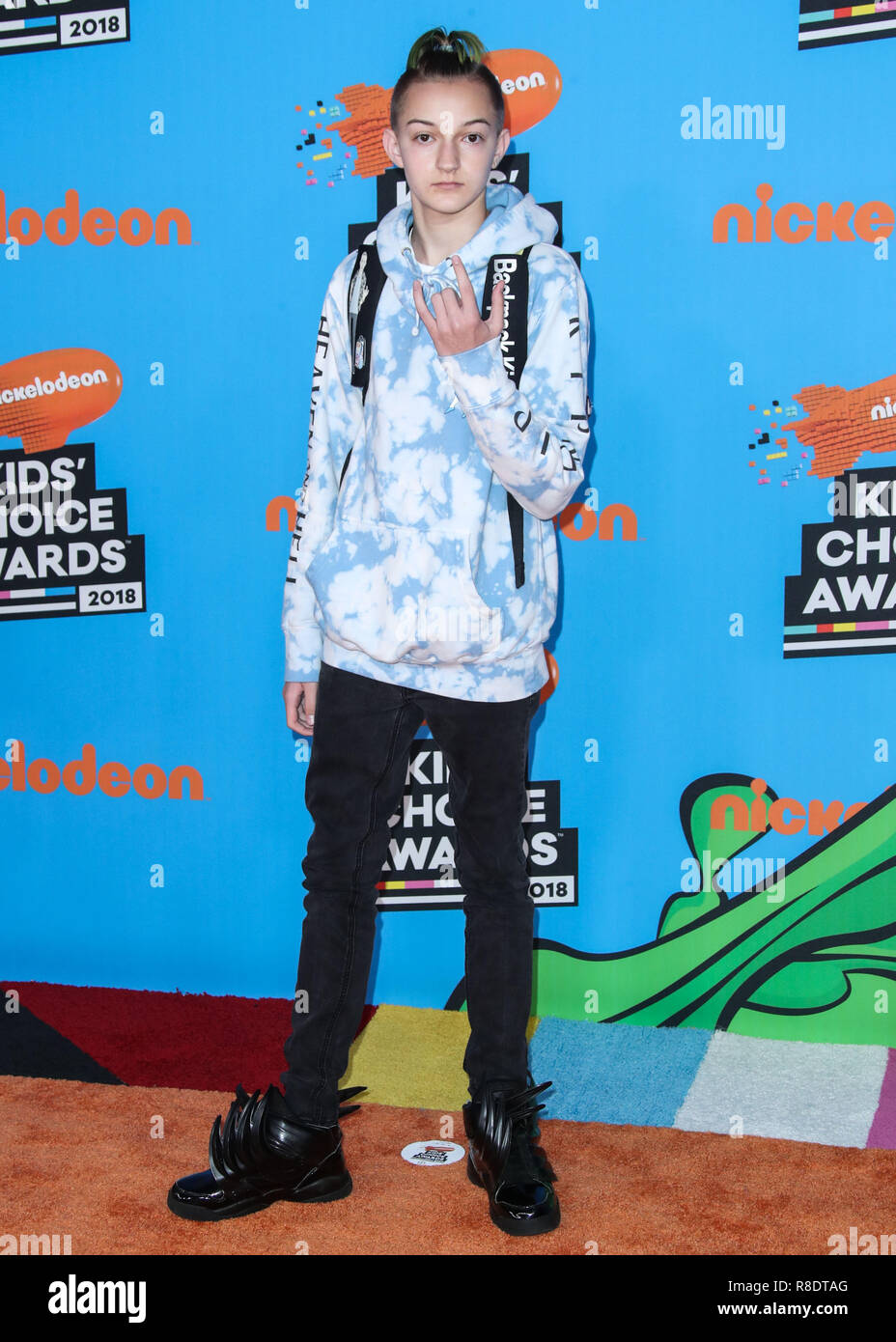 INGLEWOOD, LOS ANGELES, CA, USA MARCH 24 Backpack Kid, Russell