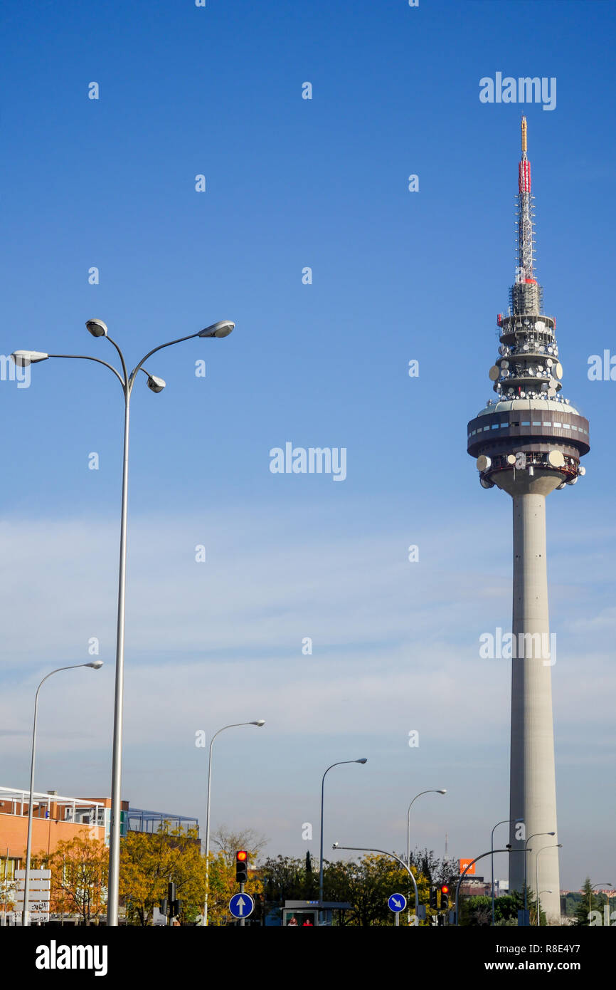 Television tower, Madrid, Spain Stock Photo - Alamy