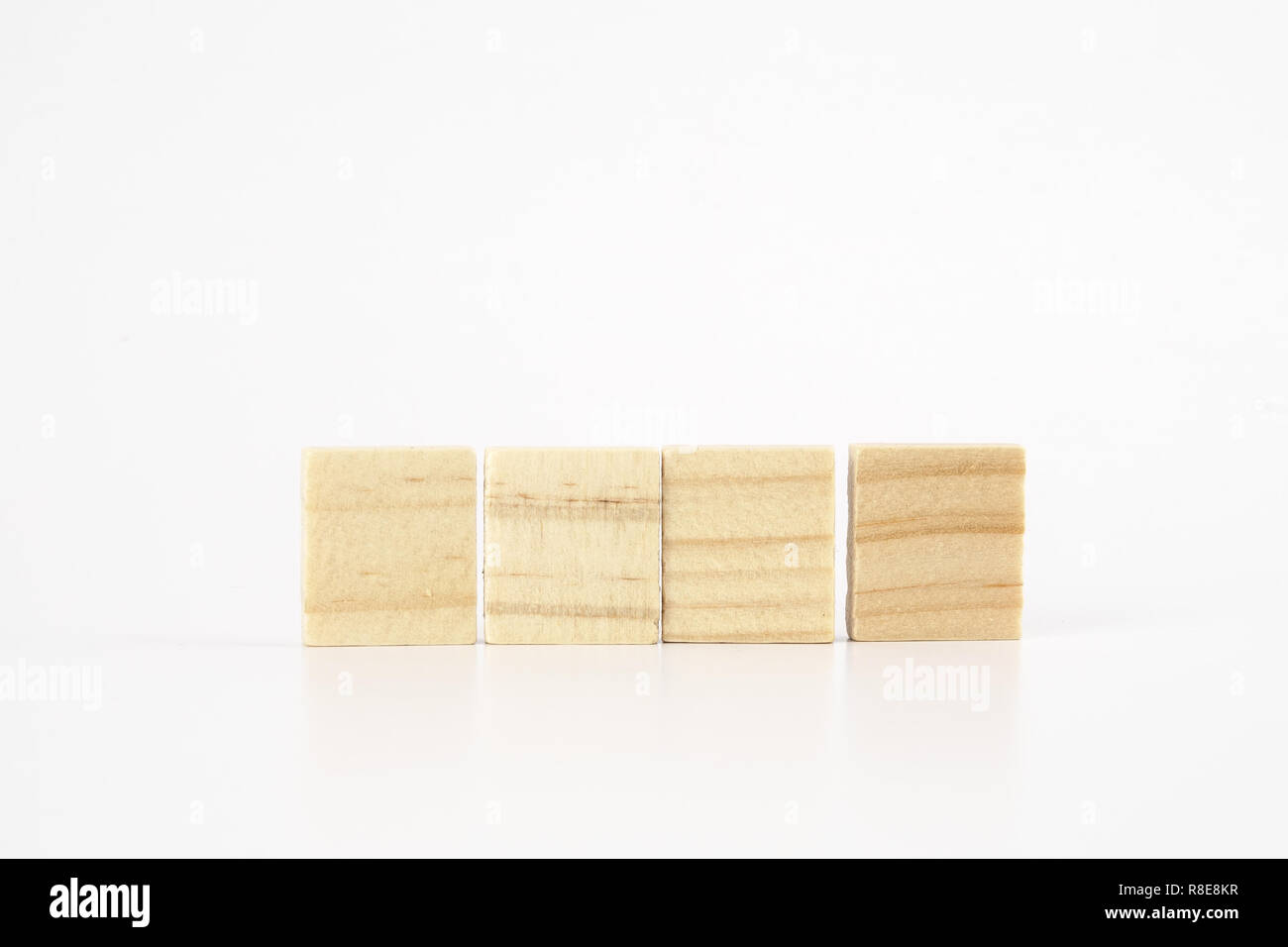 wood blocks isolated on white Stock Photo - Alamy