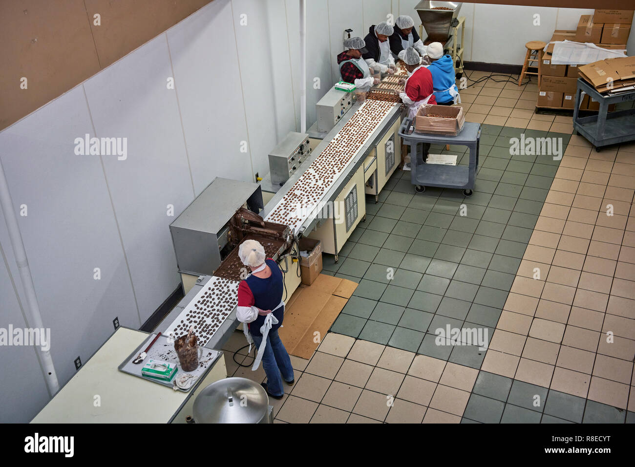 Candy factory assembly line hires stock photography and images Alamy