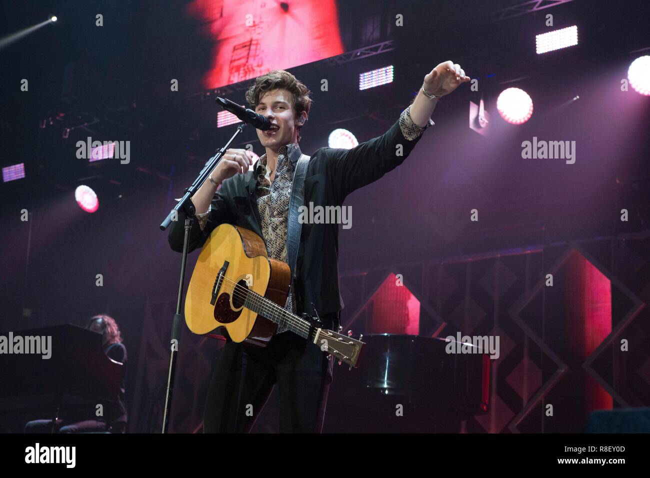 Shawn Mendes performs at 103.5 KISS FM iHeartRadio Jingle Ball at