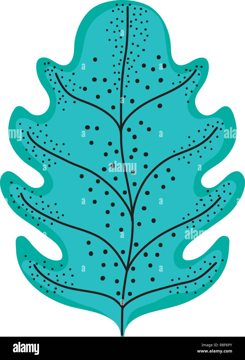 leaf plant isolated icon Stock Vector Image & Art - Alamy
