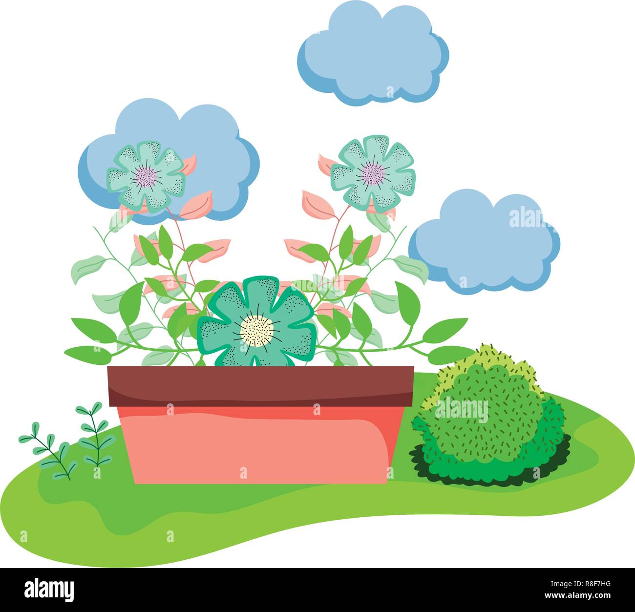 houseplant in the camp scene Stock Vector Image & Art - Alamy