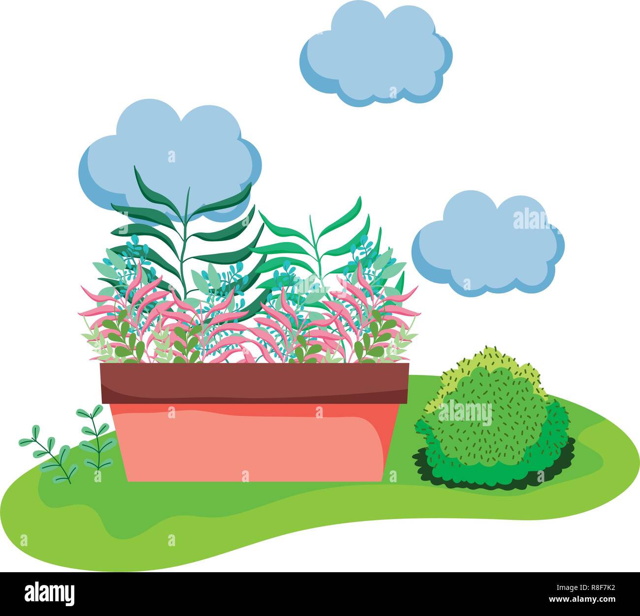 houseplant in the camp scene Stock Vector Image & Art - Alamy