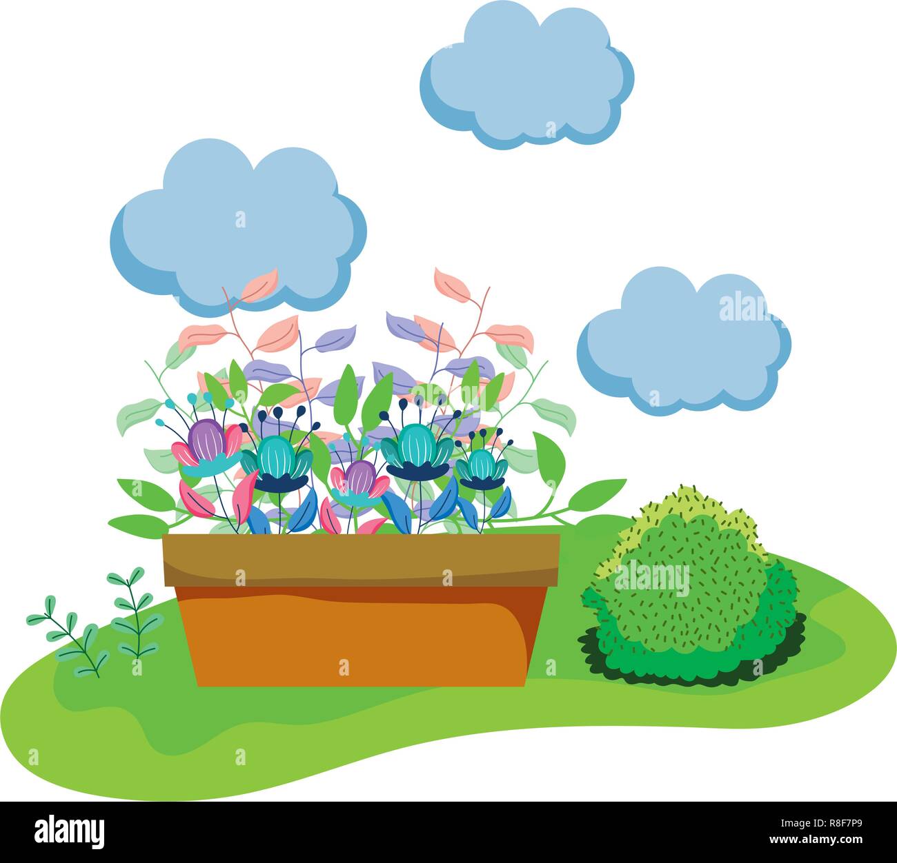 houseplant in the camp scene Stock Vector Image & Art - Alamy