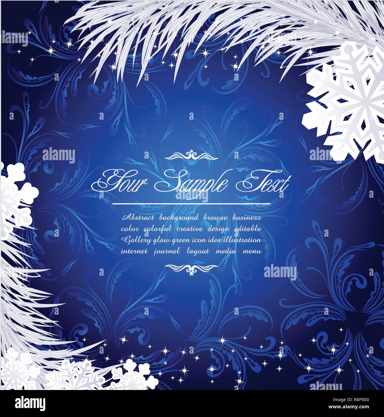 Merry Christmas vector image Stock Vector