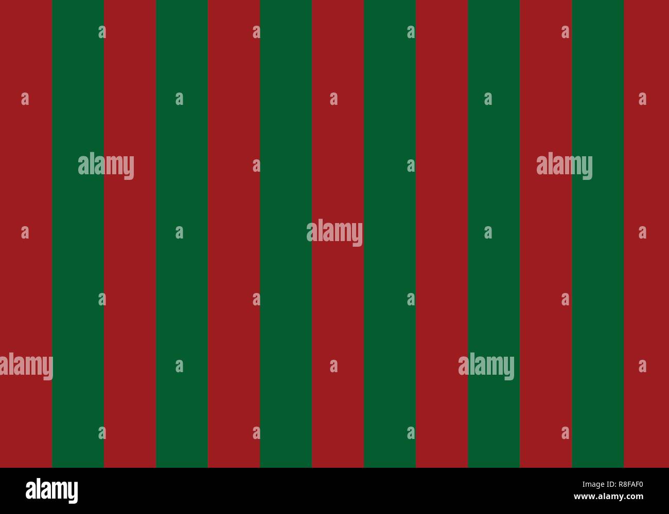 Christmas vector pattern vertical striped background in green and red Stock Vector