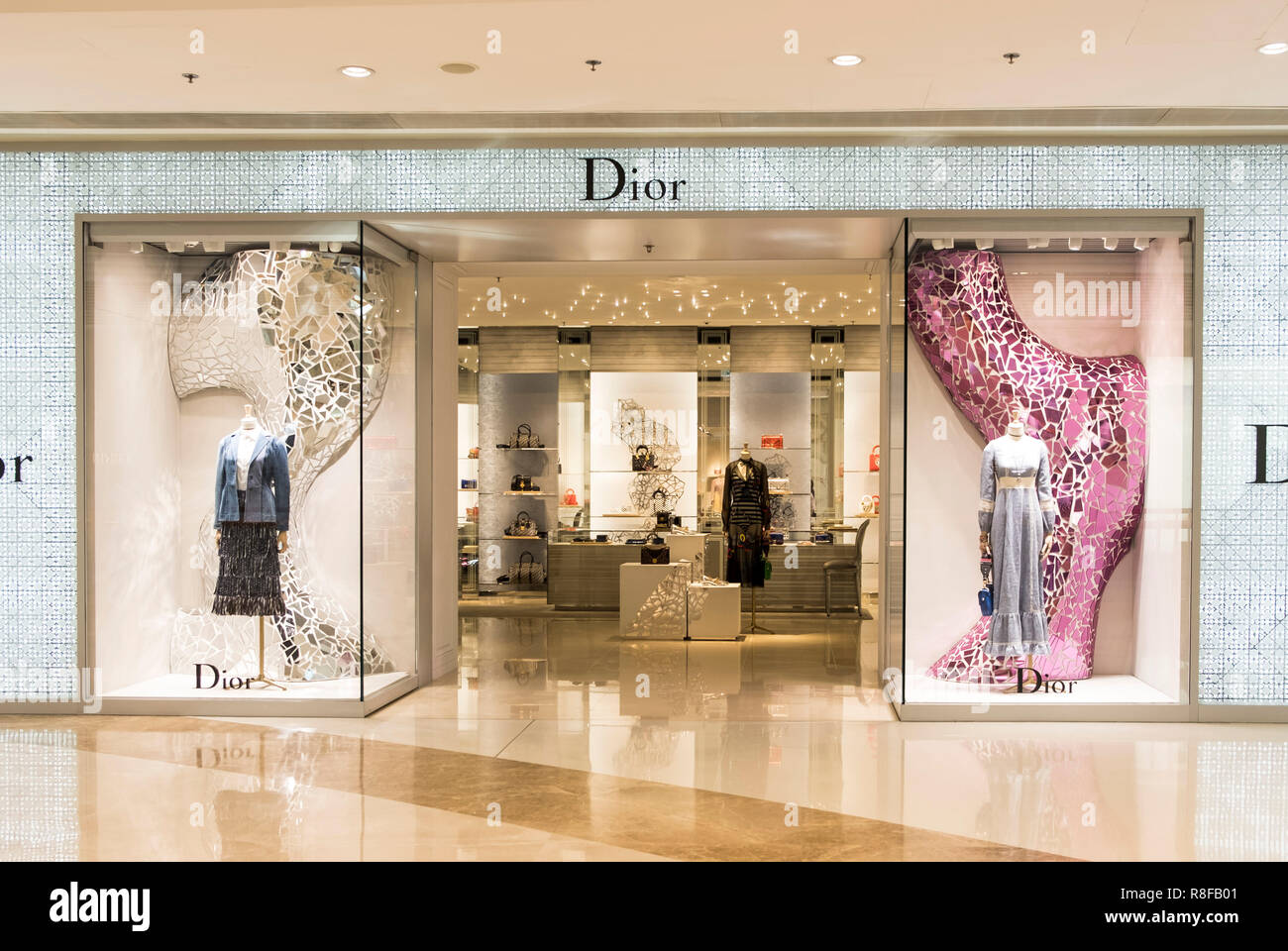 Hong Kong, April 7, 2019: Dior store in Hong Kong Stock Photo