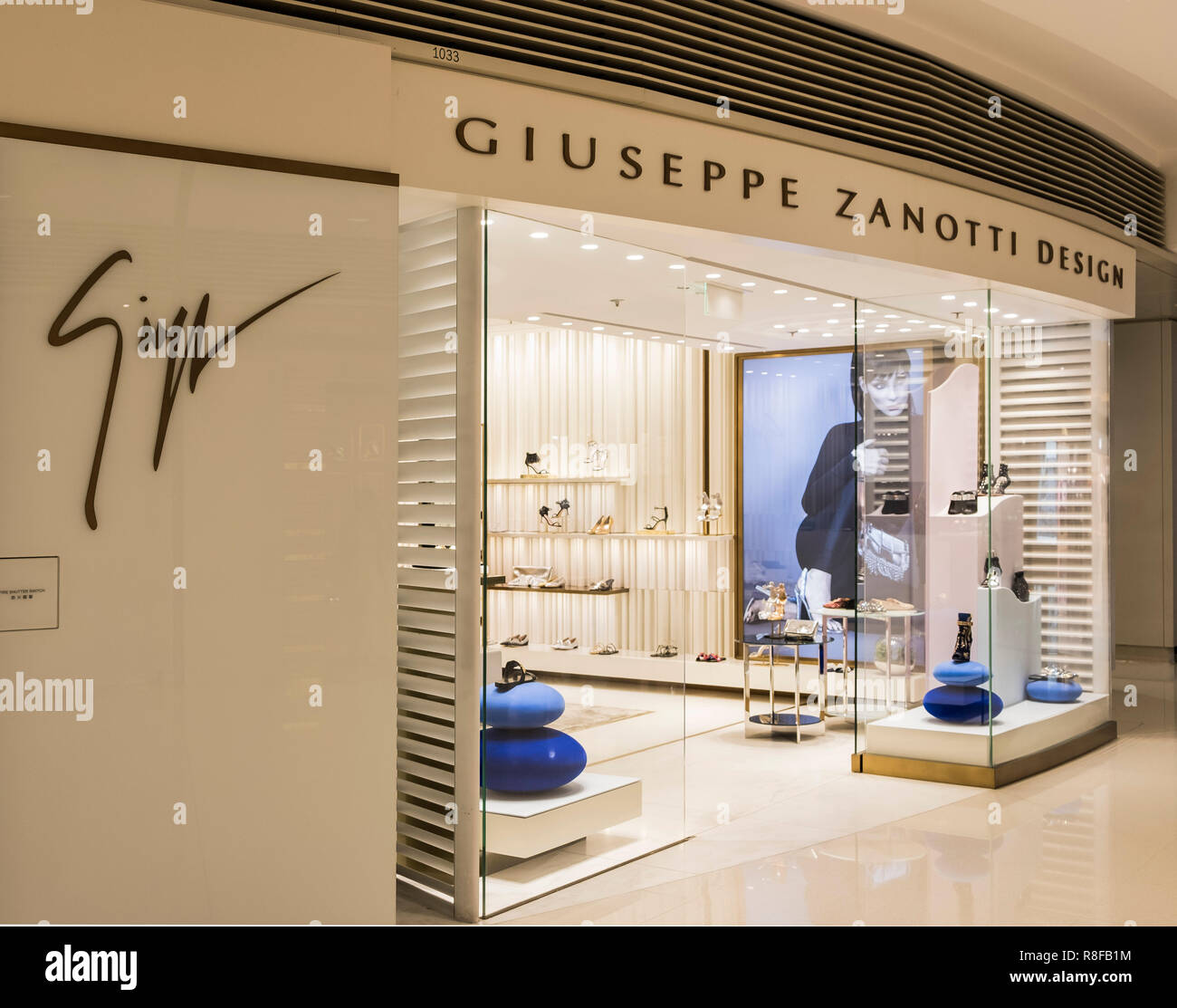 uærlig ild krigerisk Hong Kong, April 7, 2019: Giuseppe Zanotti Design store in Hong Kong Stock  Photo - Alamy