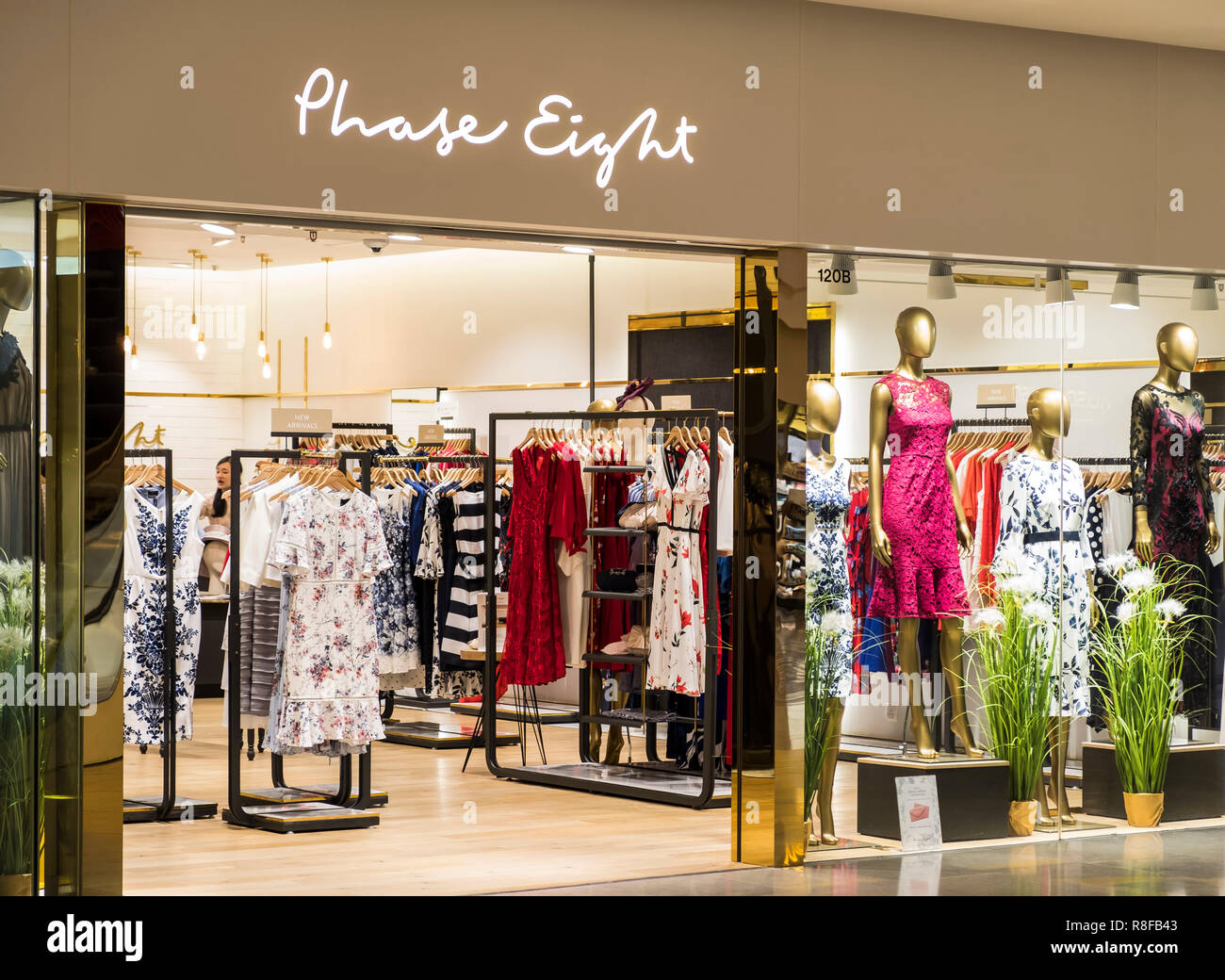 Hong Kong April 7 2019 Phase Eight store in Hong Kong Stock