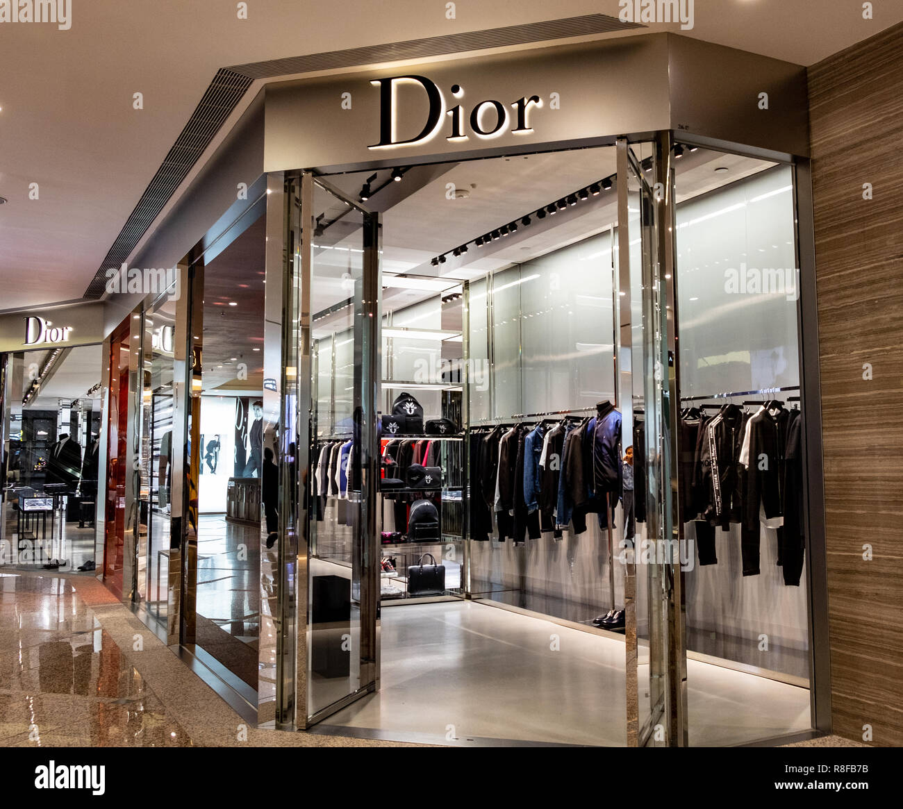 Hong Kong, April 7, 2019: Dior store in Hong Kong. Stock Photo