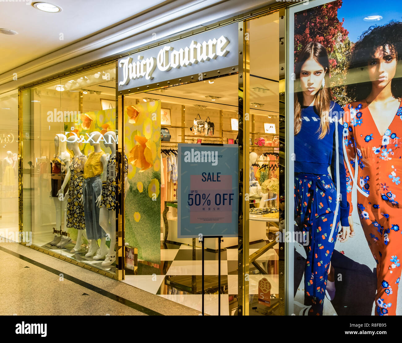 Hong Kong, April 7, 2019: Juicy Couture store in Hong Kong Stock Photo ...