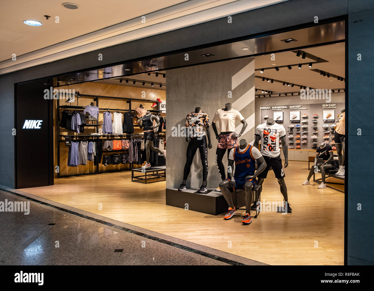 Hong Kong, April 7, 2019: Nike store in Hong Kong Stock Photo - Alamy