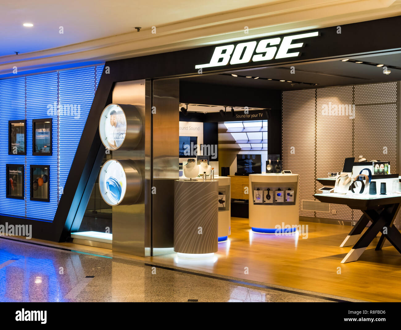 Hong Kong, April 7, 2019: Bose store in Hong Kong Stock Photo - Alamy
