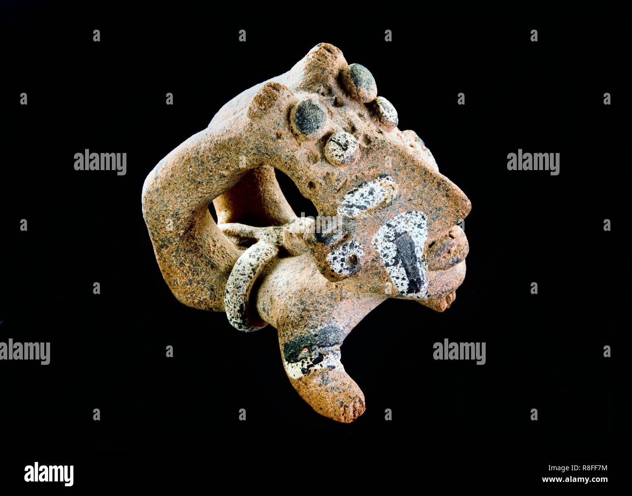 Pre Columbian Mayan Acrobat Made Around 600AD. Stock Photo
