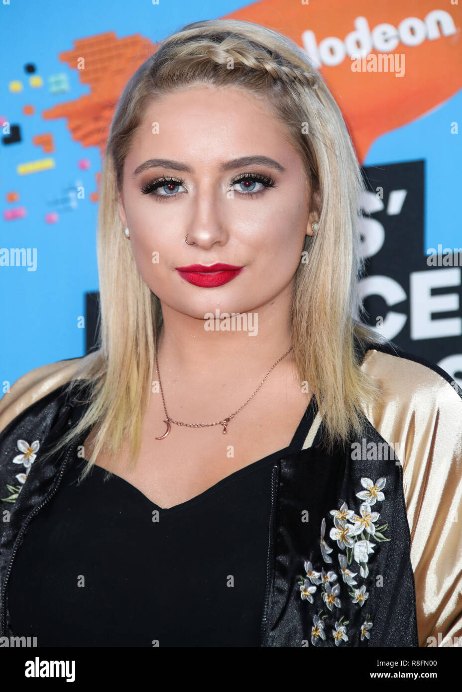 INGLEWOOD, LOS ANGELES, CA, USA - MARCH 24: Saffron Barker at