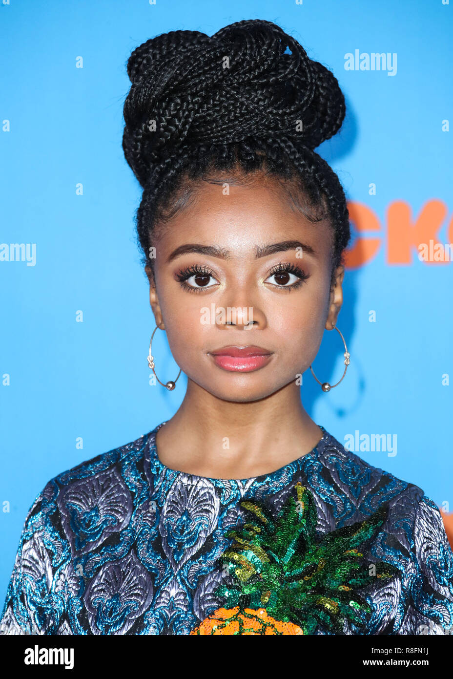 INGLEWOOD, LOS ANGELES, CA, USA - MARCH 24: Skai Jackson at Nickelodeon's  2018 Kids' Choice Awards held at The Forum on March 24, 2018 in Inglewood,  Los Angeles, California, United States. (Photo