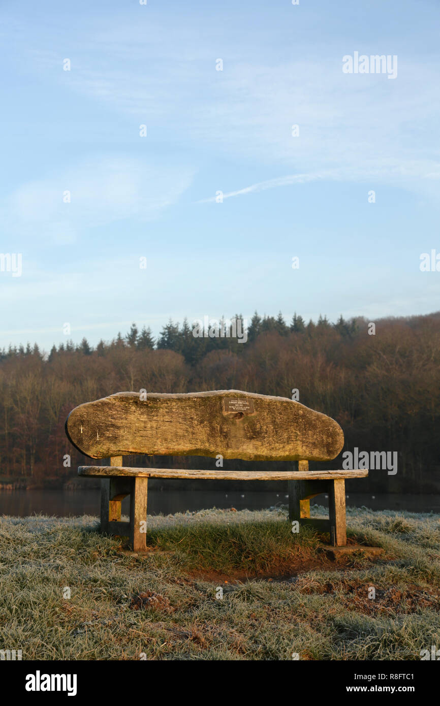 Memorial Bench England Stock Photos Memorial Bench England Stock