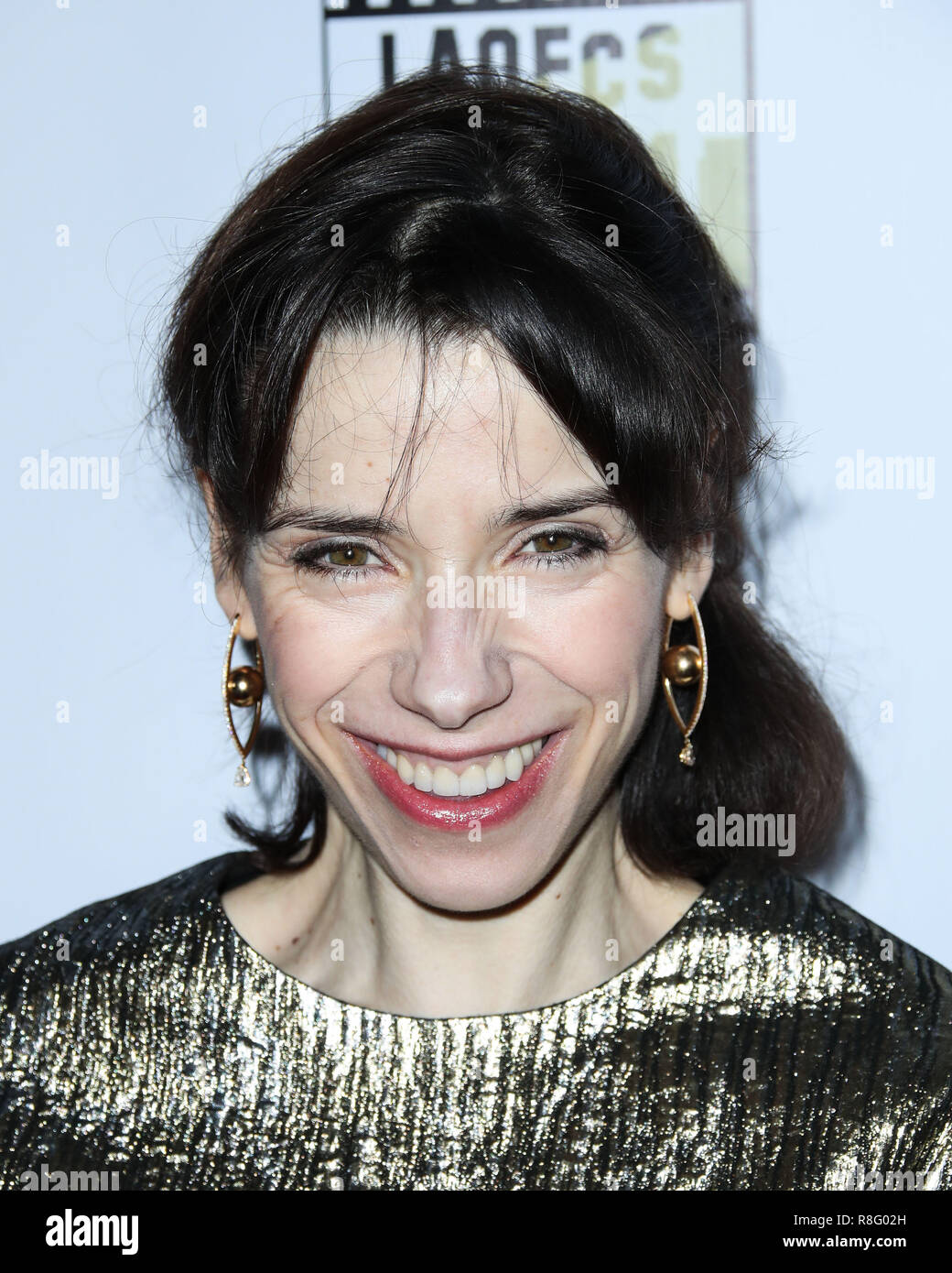 HOLLYWOOD, LOS ANGELES, CA, USA - JANUARY 10: Sally Hawkins at The Inaugural Los Angeles Online Film Critics Society Award Ceremony held at the Taglyan Complex on January 10, 2018 in Hollywood, Los Angeles, California, United States. (Photo by Xavier Collin/Image Press Agency) Stock Photo