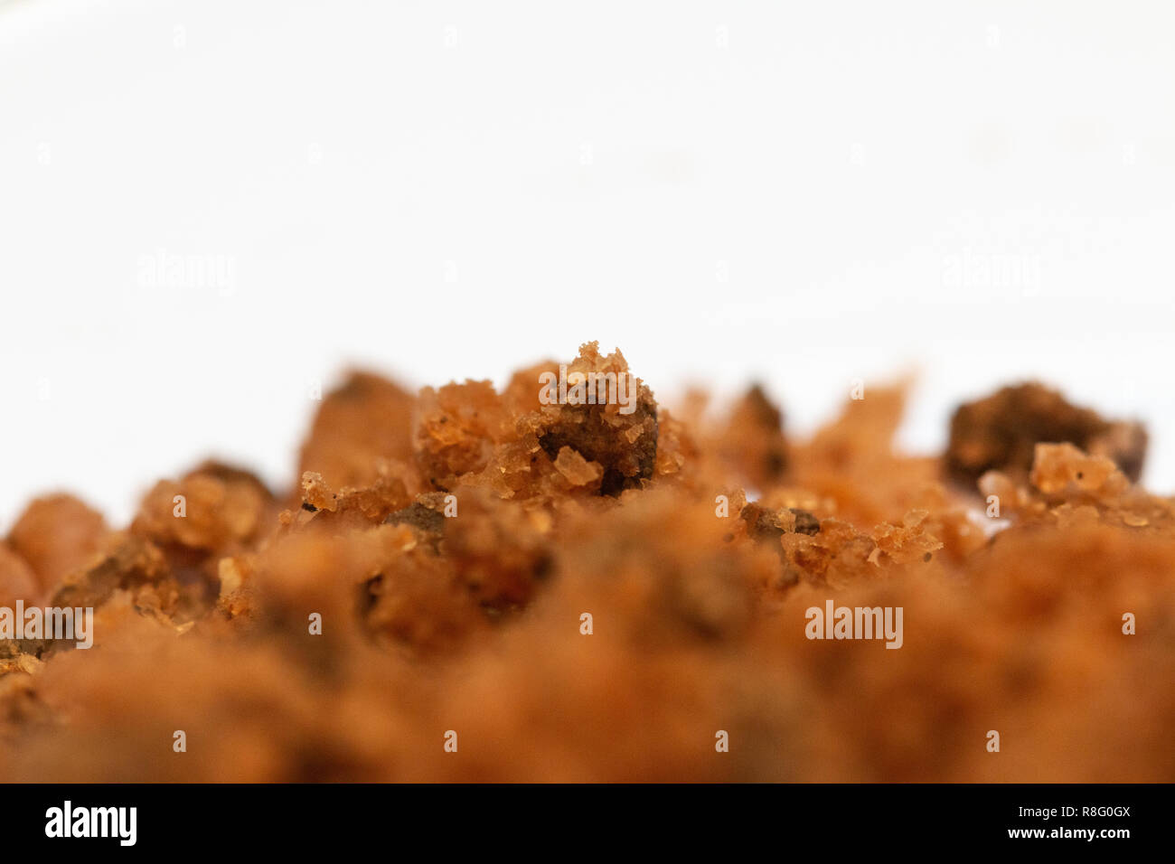 Close up of crystals of rock salt. Stock Photo