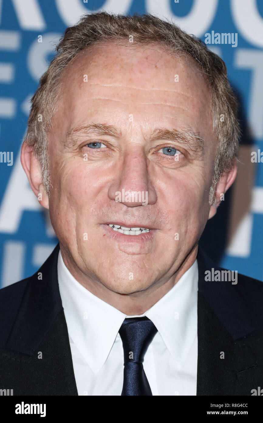 MOUNTAIN VIEW, CA, USA - DECEMBER 03: Francois Henri Pinault at the 2018 Breakthrough Prize Ceremony held at the NASA Ames Research Center on December 3, 2017 in Mountain View, California, United States. (Photo by Xavier Collin/Image Press Agency) Stock Photo
