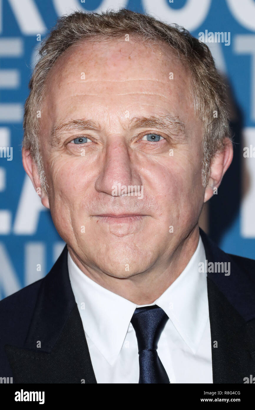 MOUNTAIN VIEW, CA, USA - DECEMBER 03: Francois Henri Pinault at the 2018 Breakthrough Prize Ceremony held at the NASA Ames Research Center on December 3, 2017 in Mountain View, California, United States. (Photo by Xavier Collin/Image Press Agency) Stock Photo