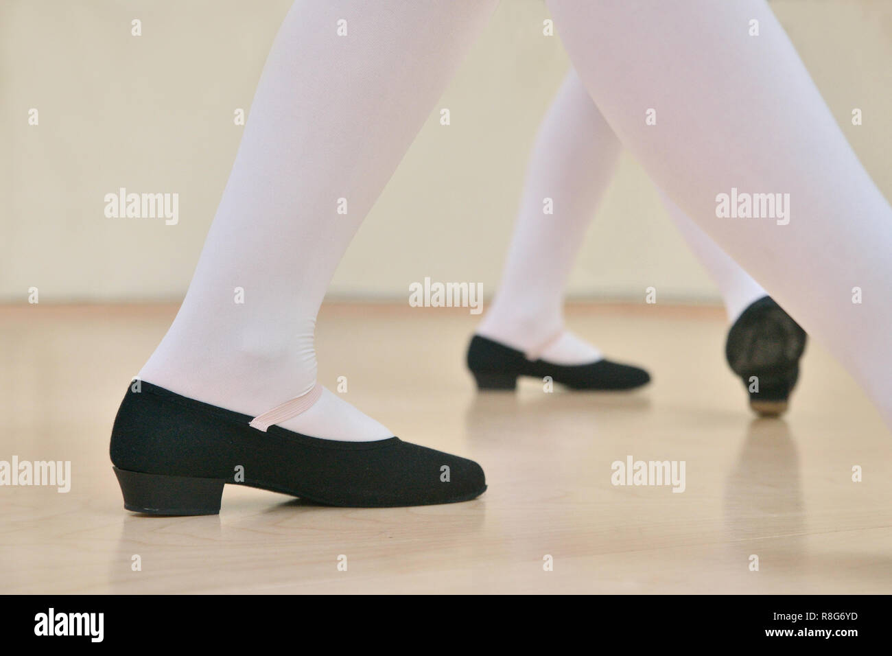 Character shoes (detai), ballet dancers Stock Photo