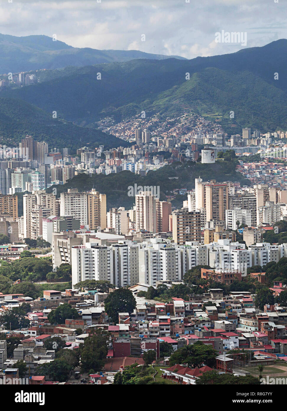 Aerial View Of Caracas Venezuela Stock Photo Alamy