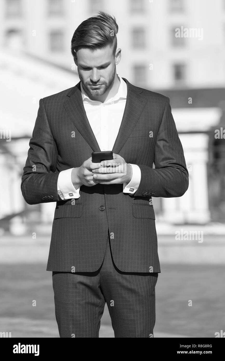 Text message received Black and White Stock Photos & Images - Alamy