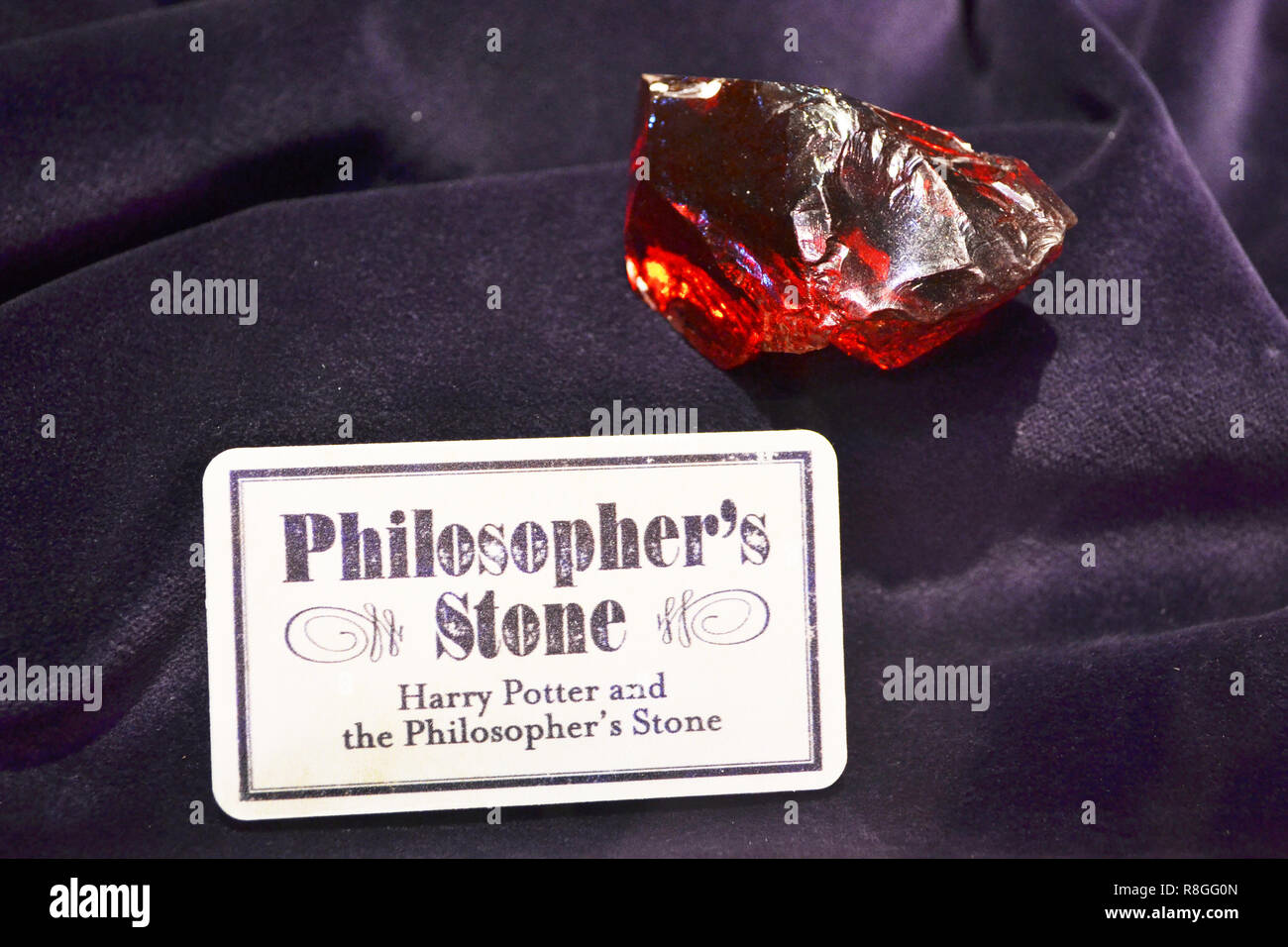 The Philosopher's Stone at the Harry Potter Studios at Leavesden, London, UK Stock Photo