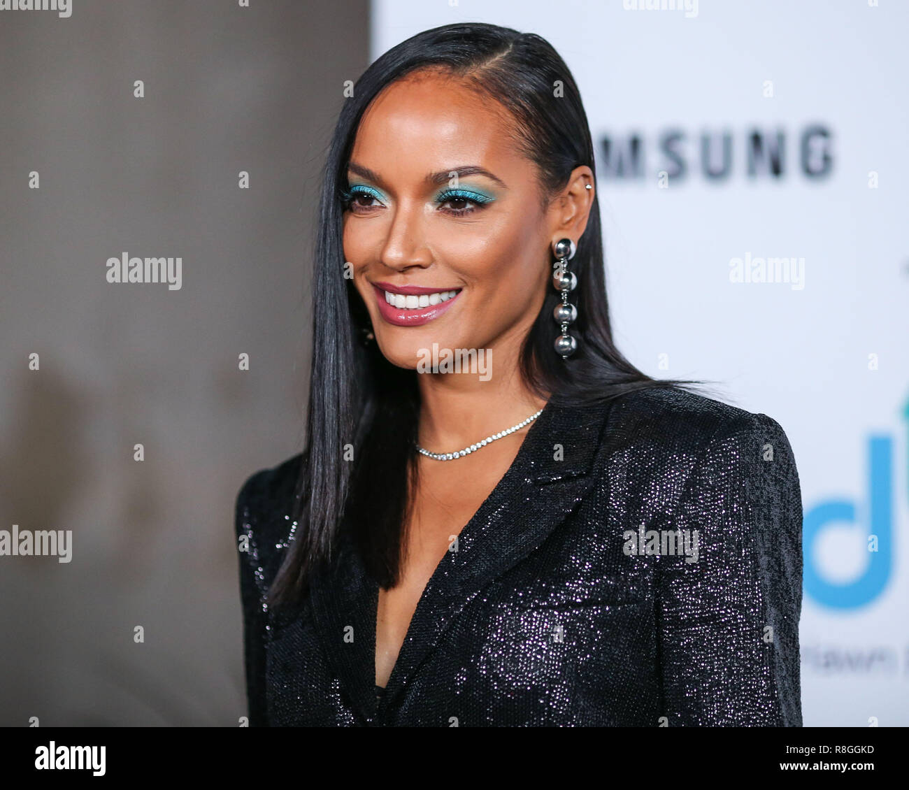 BEVERLY HILLS, LOS ANGELES, CA, USA - NOVEMBER 03: Selita Ebanks arrives at Goldie's Love In For Kids 2017 held at Ron Burkle's Green Acres Estate on November 3, 2017 in Beverly Hills, Los Angeles, California, United States. (Photo by Xavier Collin/Image Press Agency) Stock Photo