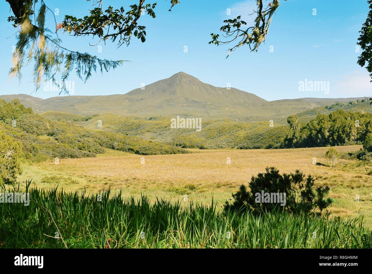 Mugi Hill in Mount Kenya seen from Mount Kenya Bandas, Mount Kenya