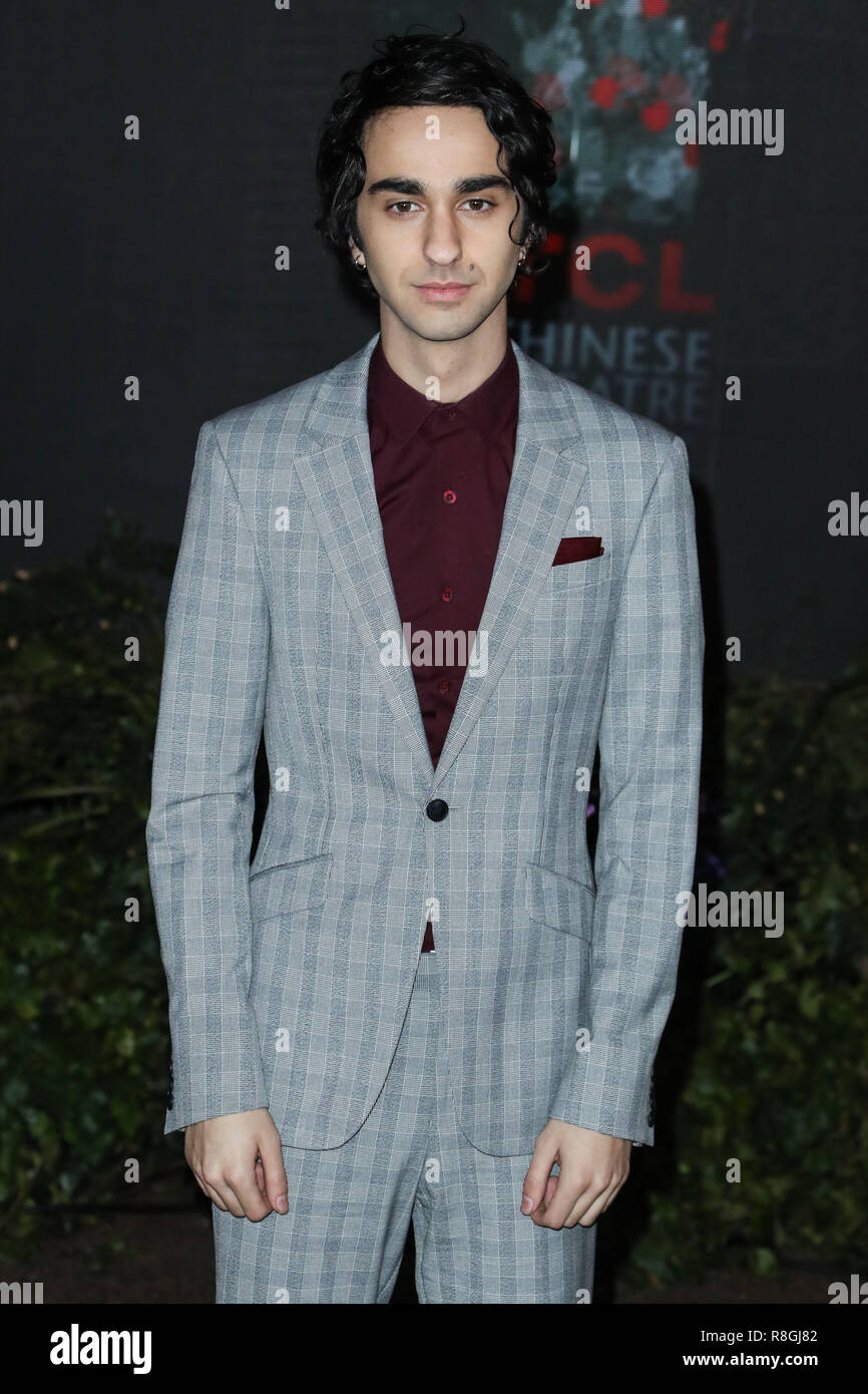 Alex wolff attending jumanji hi-res stock photography and images - Alamy