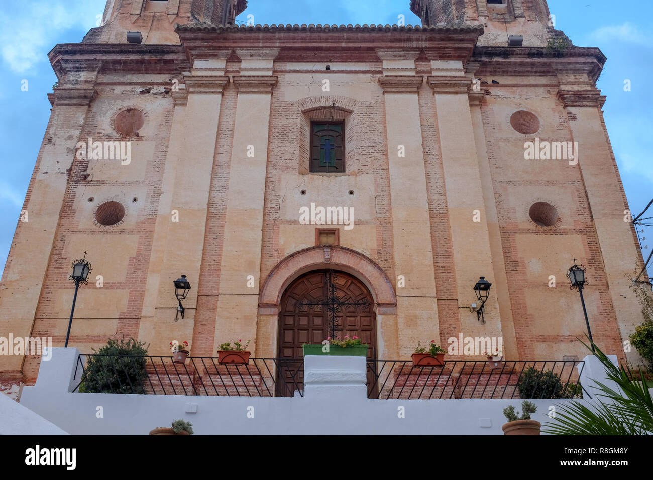 Iglesia de San Antonio de Padua in Alpandeire, a village near Ronda and  Malaga Stock Photo - Alamy