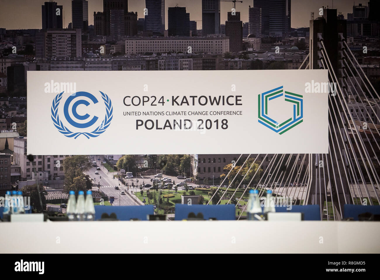 UN Climate Change Conference (COP24) in Katowice, Poland on 3 December 2018 Stock Photo