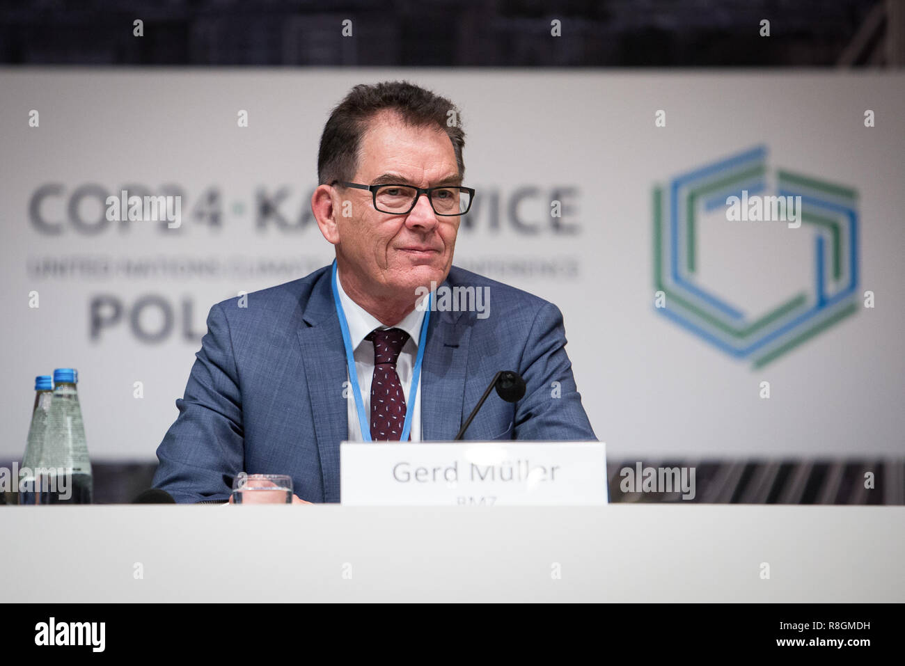 Gerd Muller German Federal Minister Of Economic Cooperation And Development During The Un Climate Change Conference Cop24 In Katowice Poland On 3 December 2018 Stock Photo Alamy