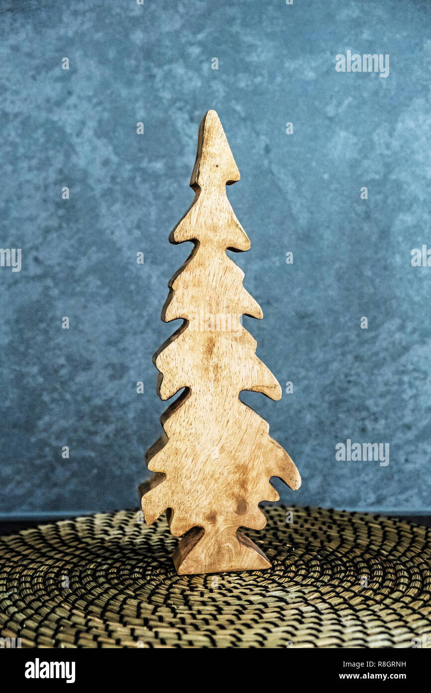Wooden Christmas tree. Christian symbol Stock Photo Alamy