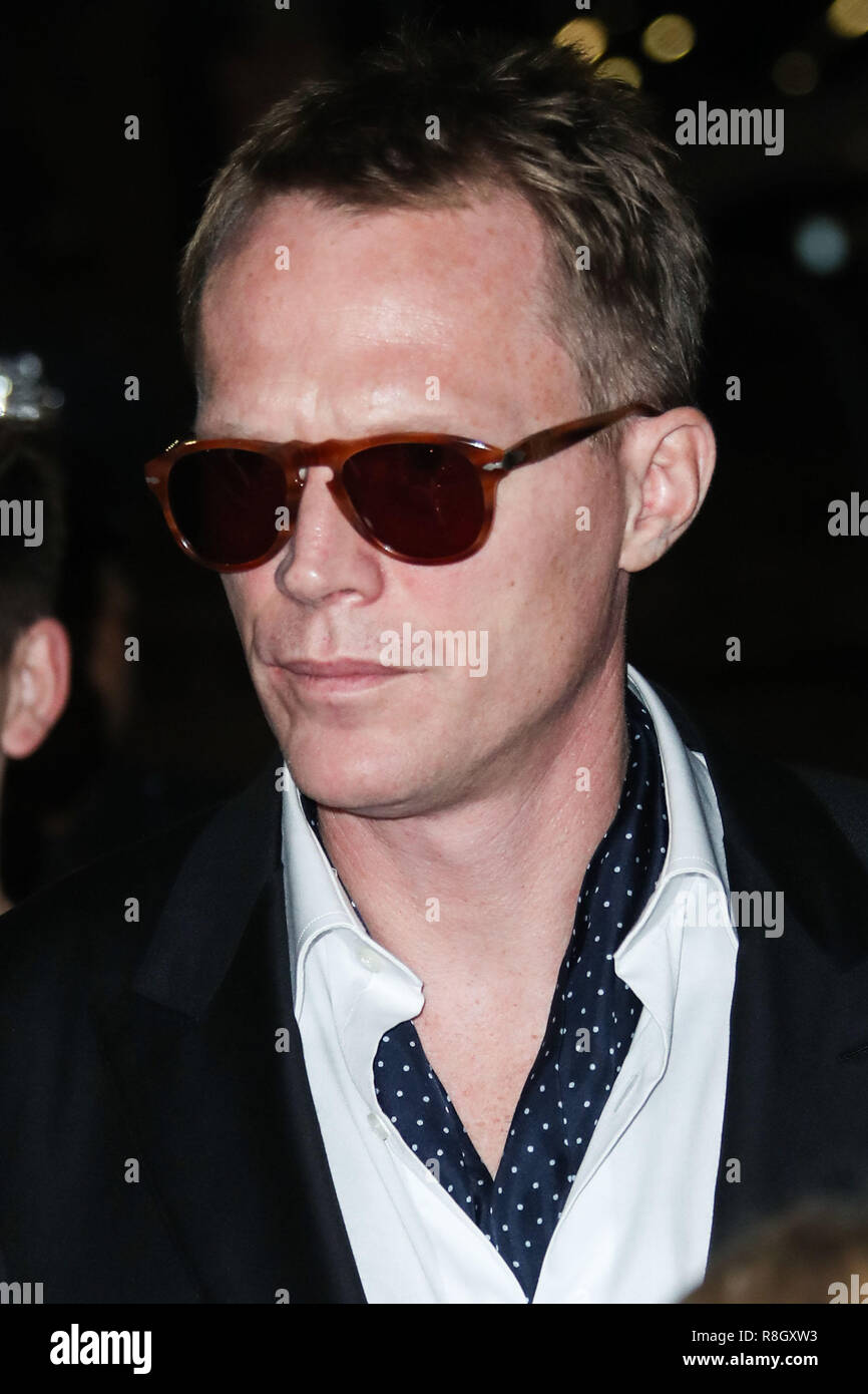 WESTWOOD, LOS ANGELES, CA, USA - OCTOBER 08: Paul Bettany at the Los Angeles Premiere Of Columbia Pictures' 'Only The Brave' held at the Regency Village Theatre on October 8, 2017 in Westwood, Los Angeles, California, United States. (Photo by Xavier Collin/Image Press Agency) Stock Photo