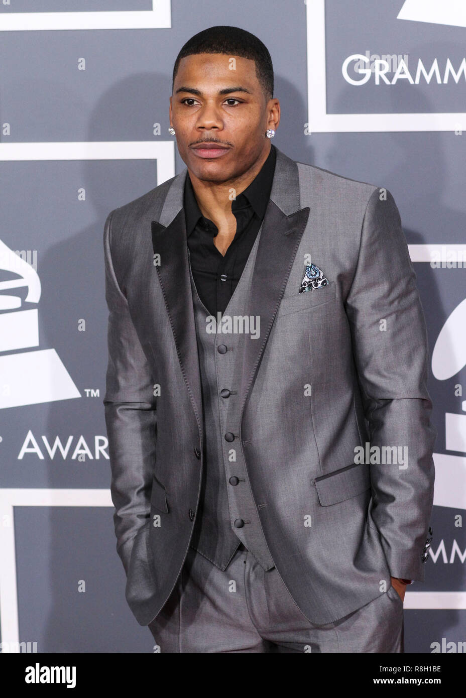 LOS ANGELES, CA, USA FEBRUARY 10 Nelly at the 55th Annual GRAMMY