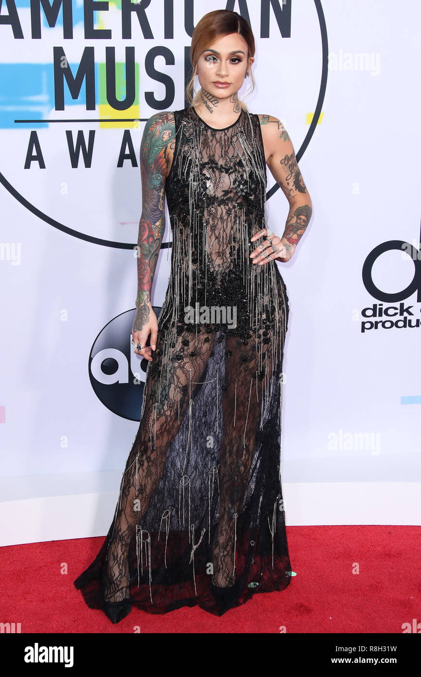 LOS ANGELES, CA, USA - NOVEMBER 19: Kehlani, Kehlani Ashley Parrish at the 2017 American Music Awards held at the Microsoft Theatre L.A. Live on November 19, 2017 in Los Angeles, California, United States. (Photo by Xavier Collin/Image Press Agency) Stock Photo